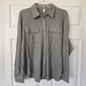 NWT BP Waffle Knit Shacket, S